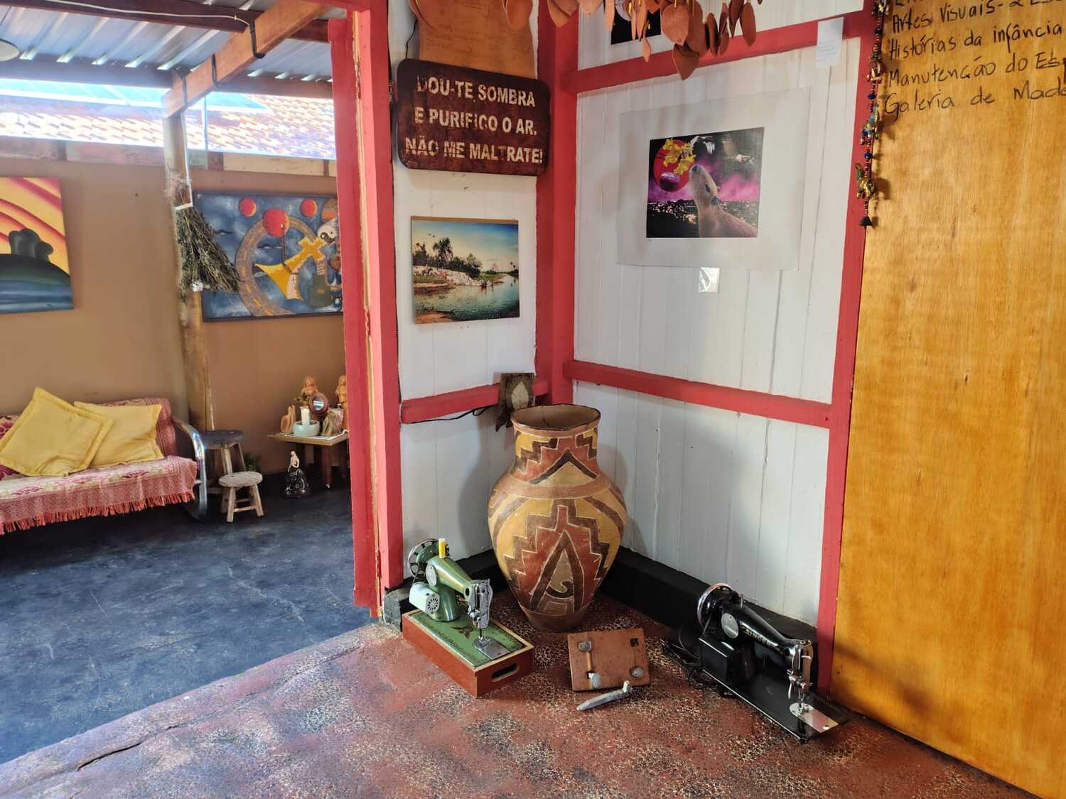 Local é abrigo da arte que retrata o MS