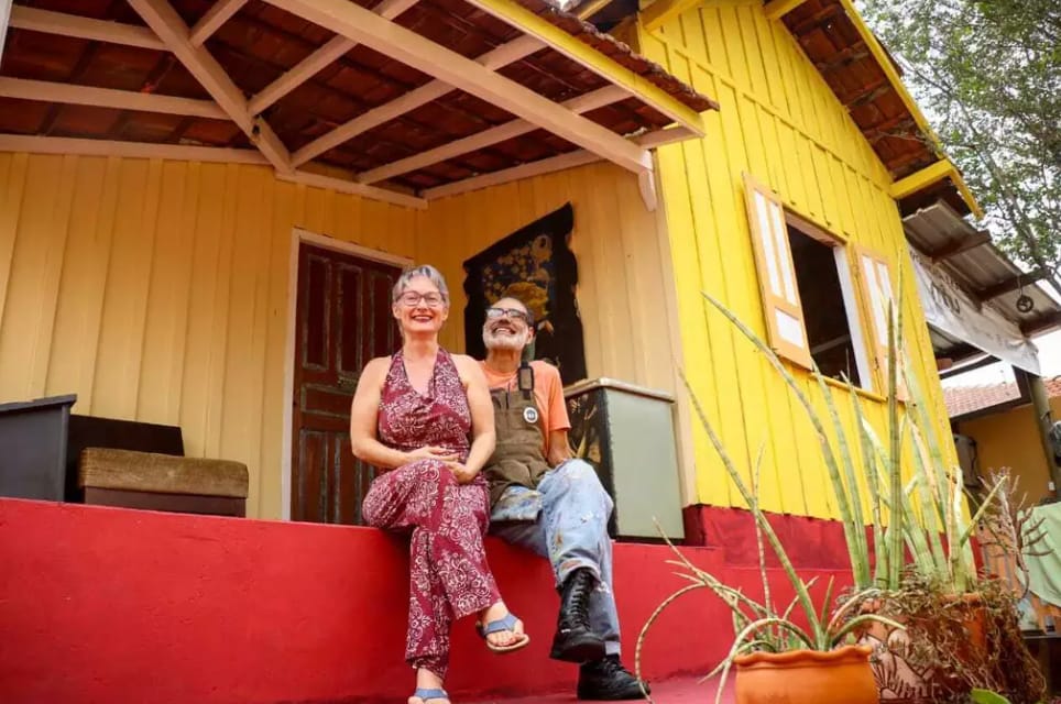 Tatiana De Conto e Guido Drummond - gestores do local