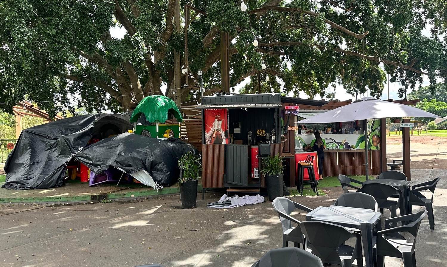 Comércio onde Lauane Bibiane trabalha