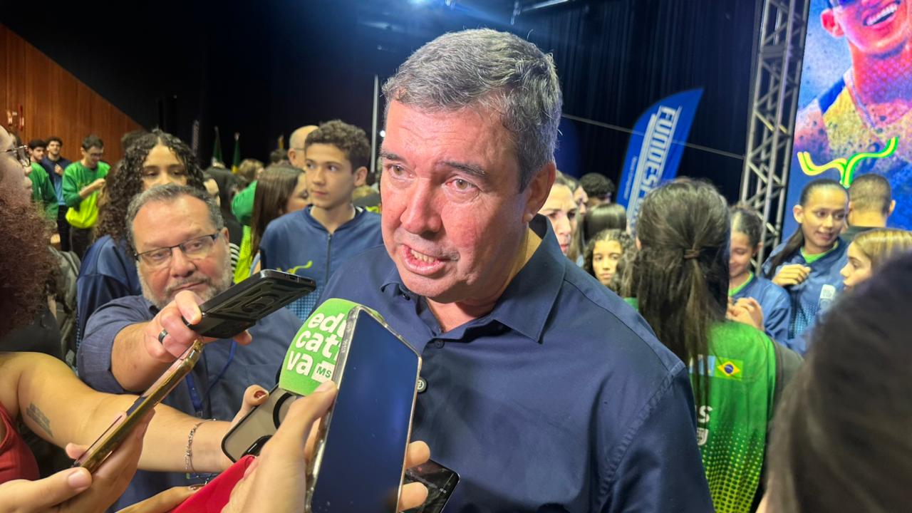 O governador Eduardo Riedel reforçou o caráter transformador do esporte