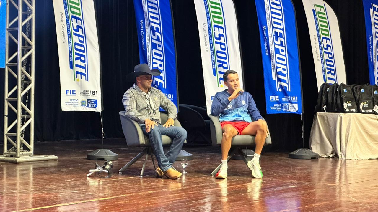 Fernando Rufino (paracanoagem) e Yeltsin Jacques (atletismo)