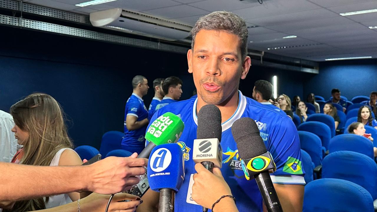 Marcos Alan, Capitão do SESC MS Vôlei, está animado para a temporada