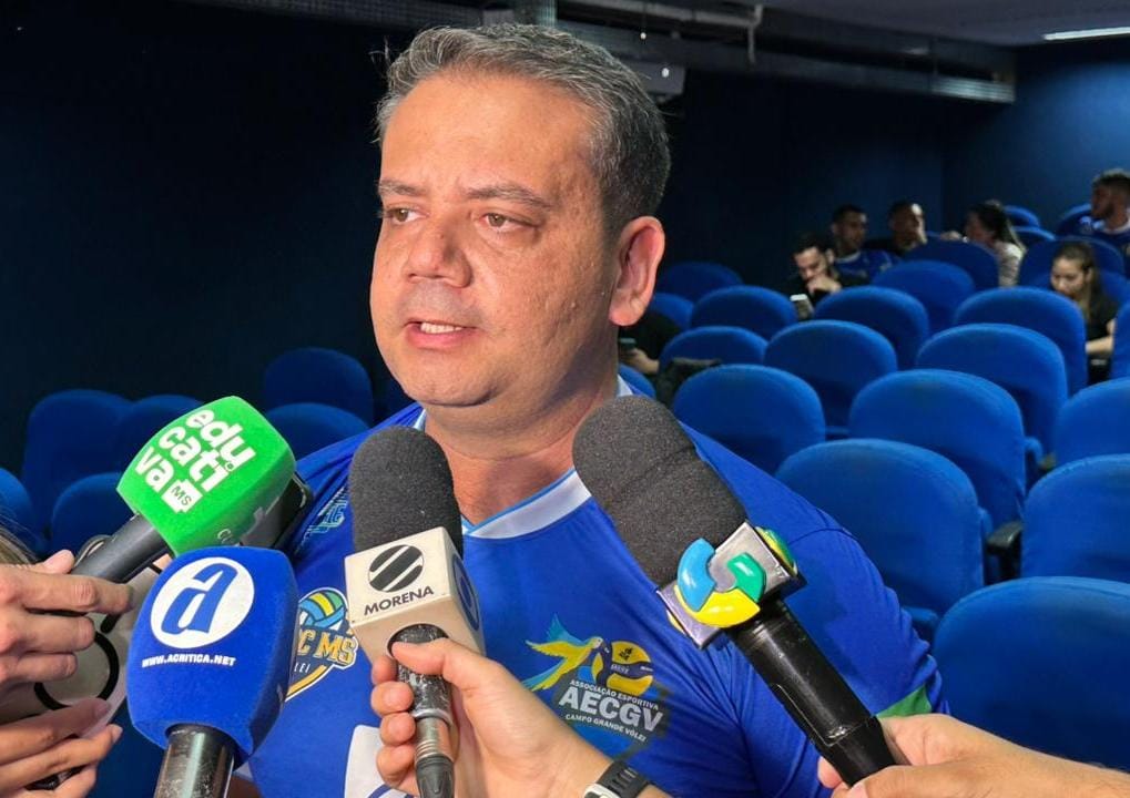 João Vitor, Técnico do Sesc-MS Vôlei, ressalta a importância da construção de uma equipe profissional no estado