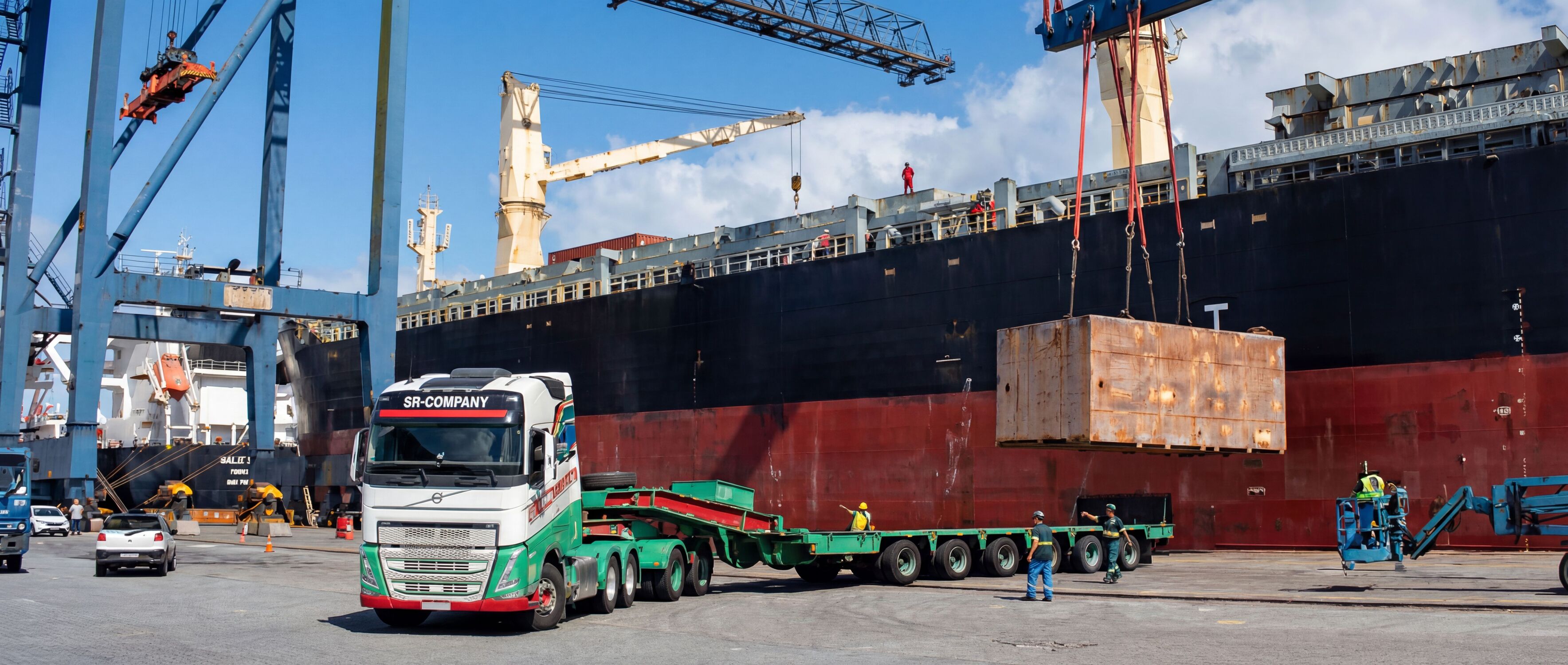 A operação envolve cargas superdimensionadas, escoltas especiais e uma das maiores estruturas logísticas já montadas no país.