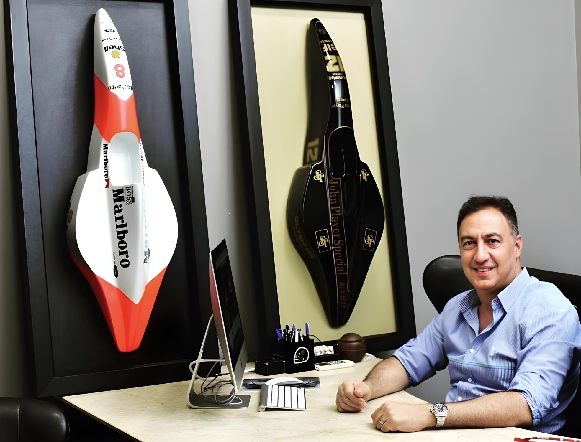 Entre arte, velocidade e elegância. O escritório de Fábio Anache Hage é um espelho da paixão que move cada decisão da Show Room.