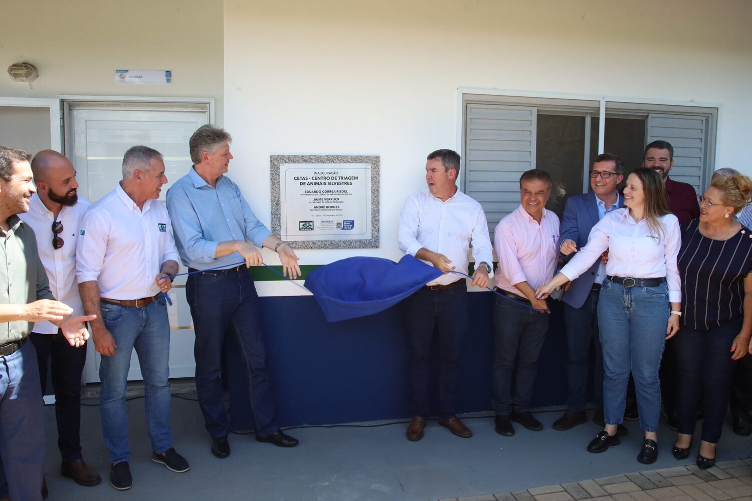 O novo Centro de Triagem de Animais Silvestres (CETAS) foi inaugurado pelo governador Eduardo Riedel