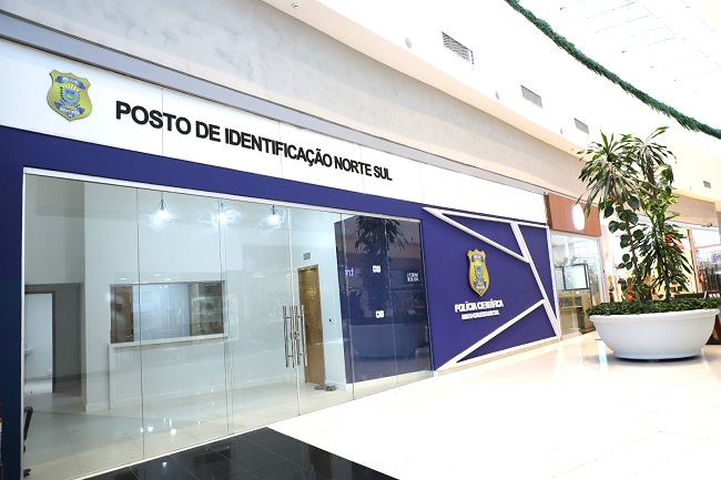 Posto de identificação no Shopping Norte Sul