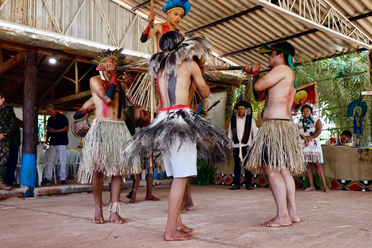 Apresentações culturais, como a tradicional 