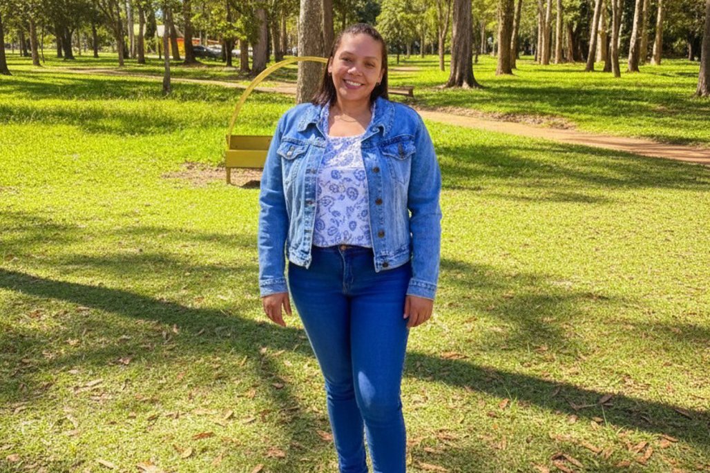 Simone, que enfrentou e venceu a luta contra a hanseníase, tem hoje uma rotina normal e trabalha como professora de Educação Infantil 