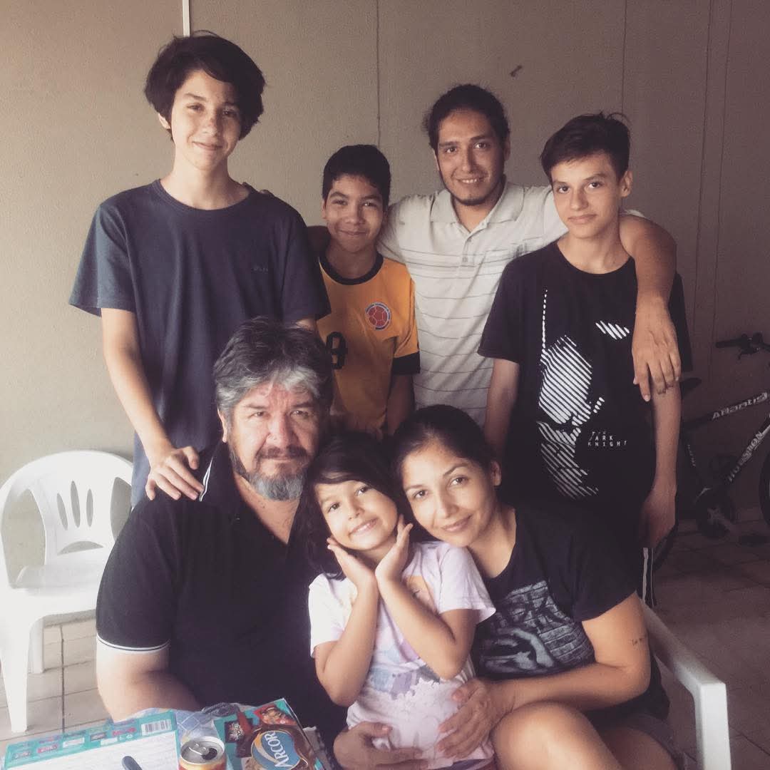 Guido Velasco e sua família