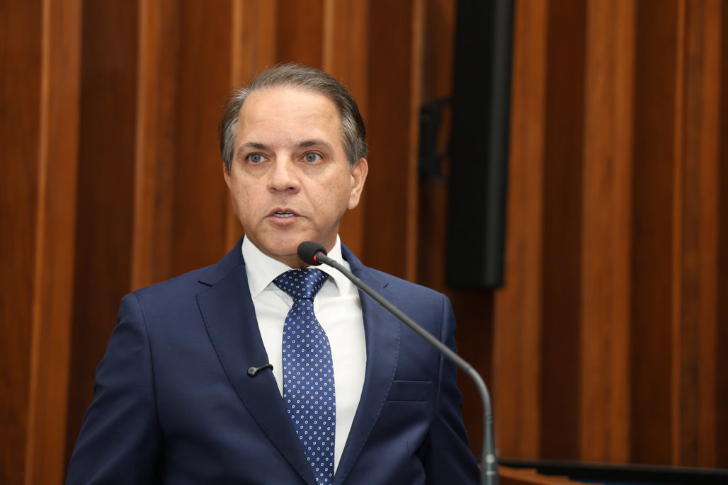 Pela bancada do PL, Coronel David destacou resultados positivos  do Estado e criticou o governo federal (Foto: Luciana Nassar) 