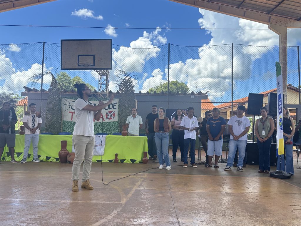 Fórum esteve pela primeira vez em território indígena, durante Assembleia Terena na aldeia Cachoeirinha.