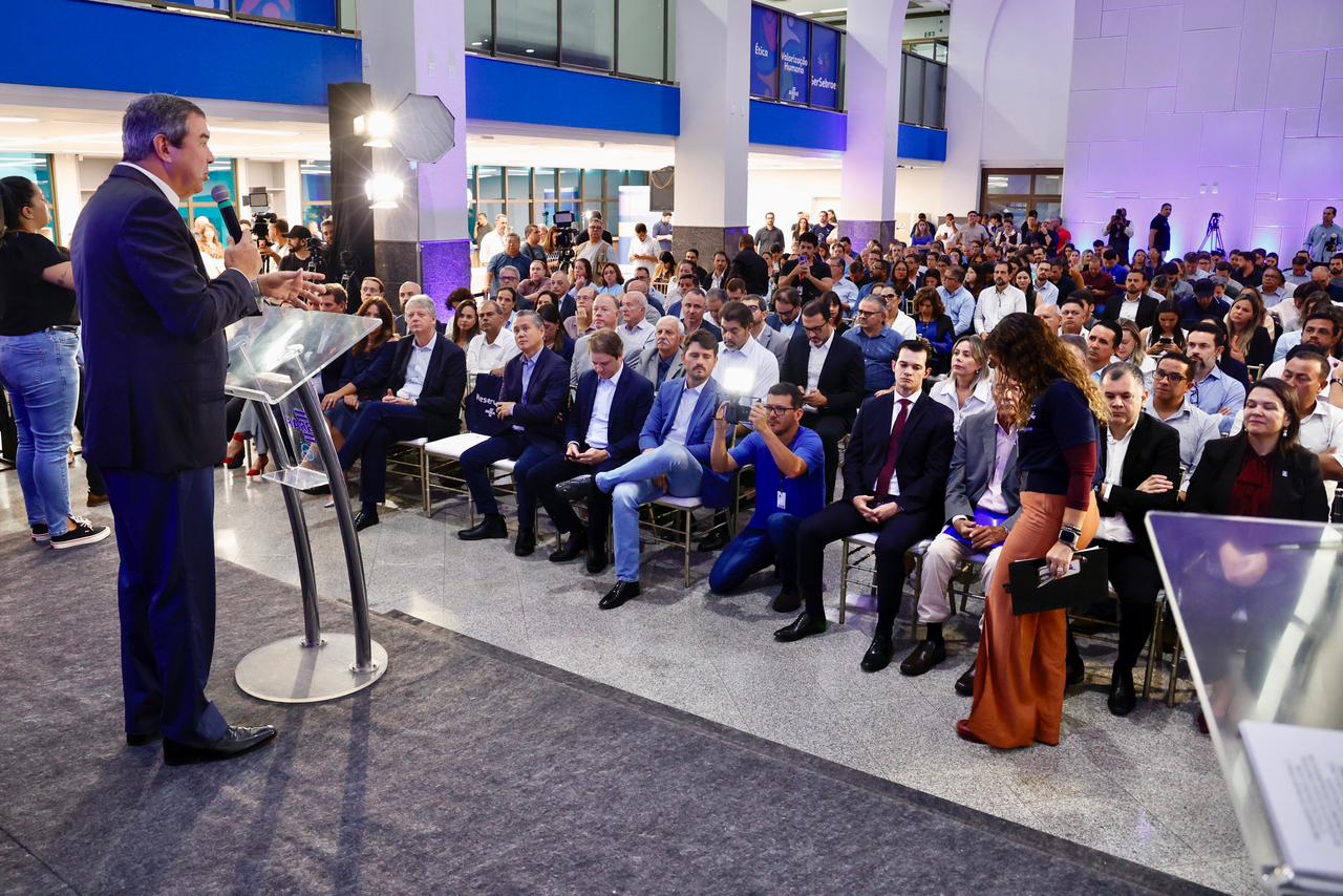 O governador de Mato Grosso do Sul, Eduardo Riedel.