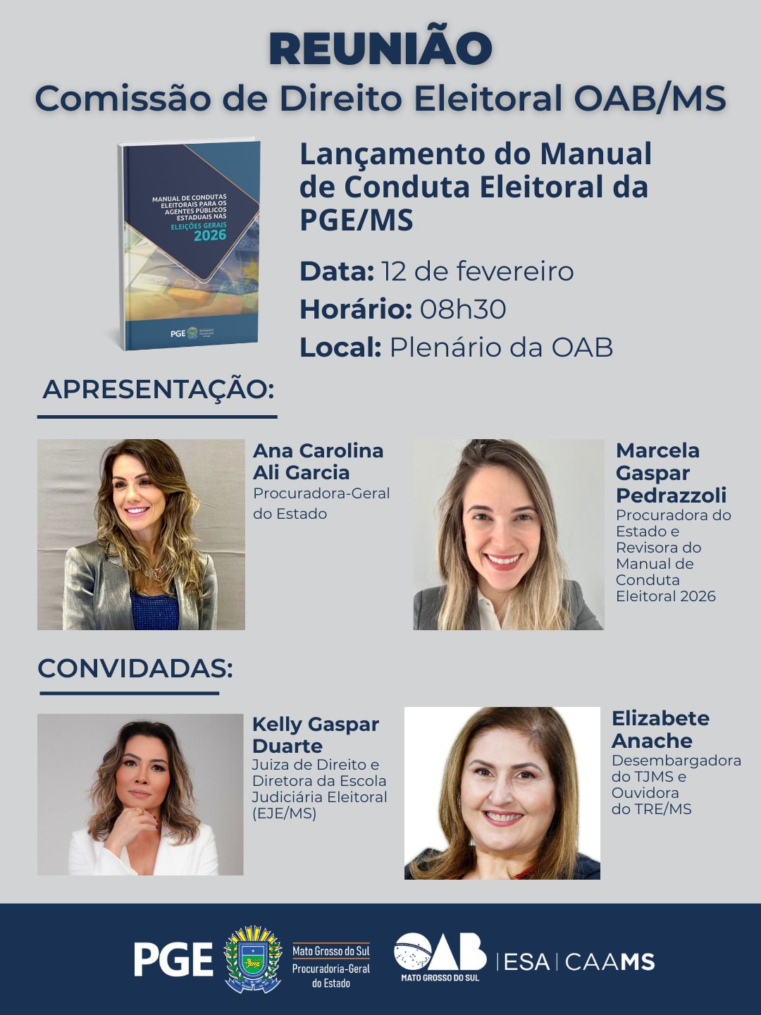 Manual de Conduta Eleitoral da PGE/MS será lançado para esclarecer e orientar sobre as práticas permitidas e vedadas durante o período eleitoral.