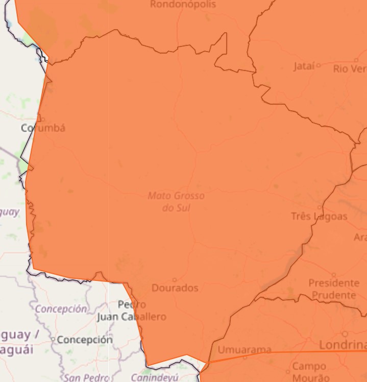Céu encoberto em Campo Grande reflete instabilidade que mantém Mato Grosso do Sul sob alerta de tempestade 