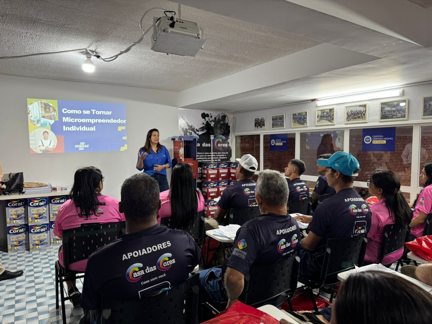 Andrea Barrera, coordenadora de Atendimento Territorial do Sebrae/MS, destacou a importância da formalização para os profissionais.