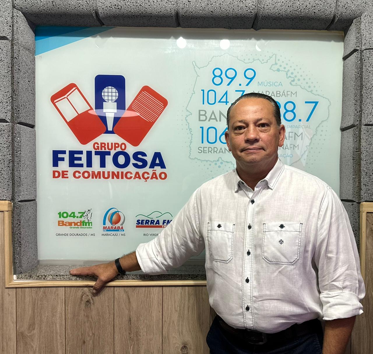 Adelaido esteve no estúdio do Grupo Feitosa de Comunicação para falar sobre situação do IPTU e empresários da Capital