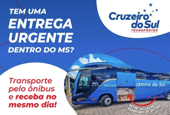 Entrega Urgente - Cruzeiro do sul 300x204px