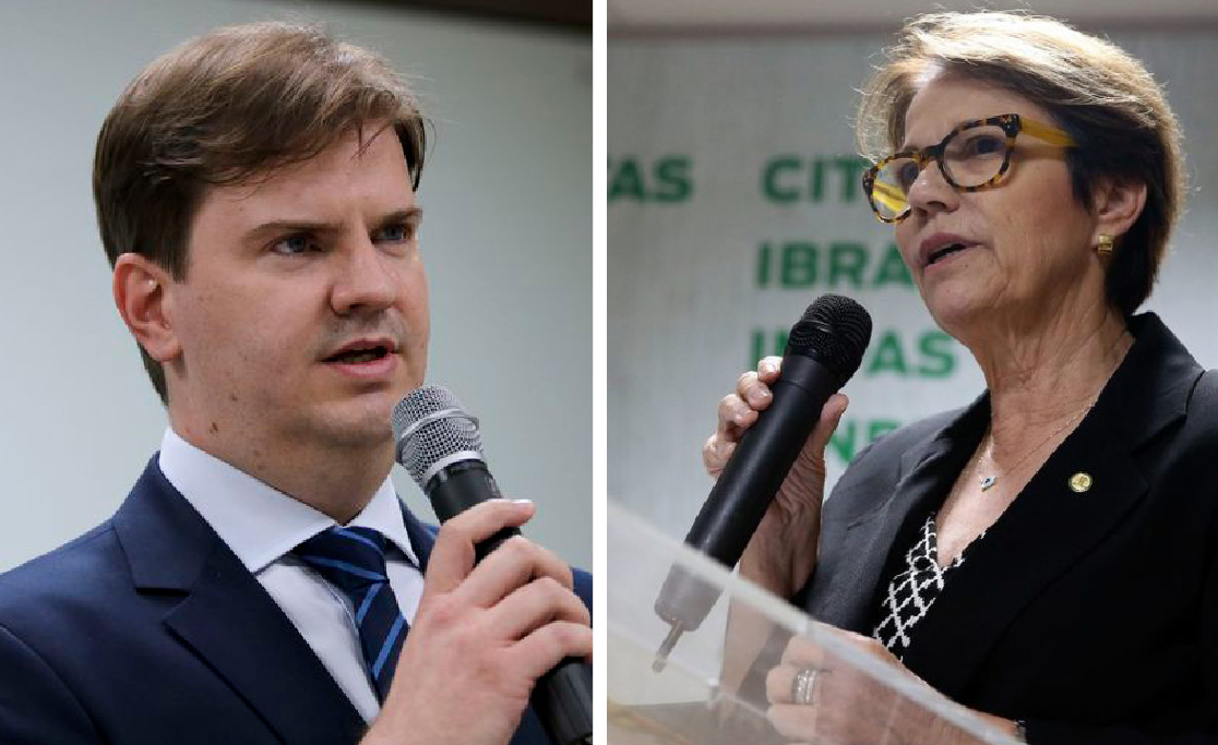 Ministro Gustavo Canuto (Integração Regional) e Teresa Cristina (Mapa), participam da solenidade de abertura