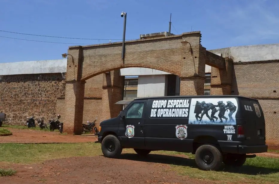Penitenciária de Juan Caballero fica próxima à fronteira com o Mato Grosso do Sul. 