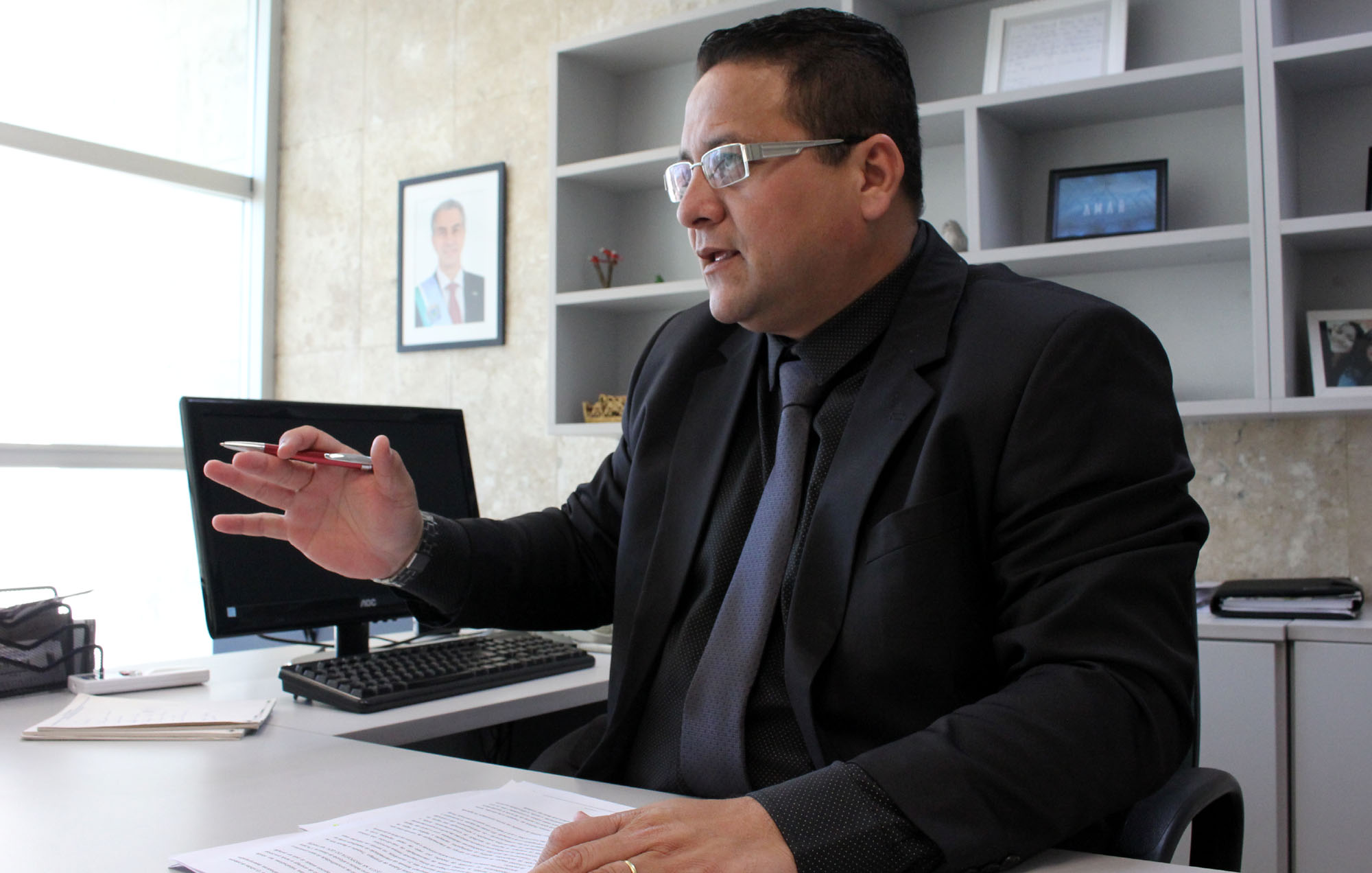 O diretor-presidente da Funtrab, Clistiano Fernando Alves
