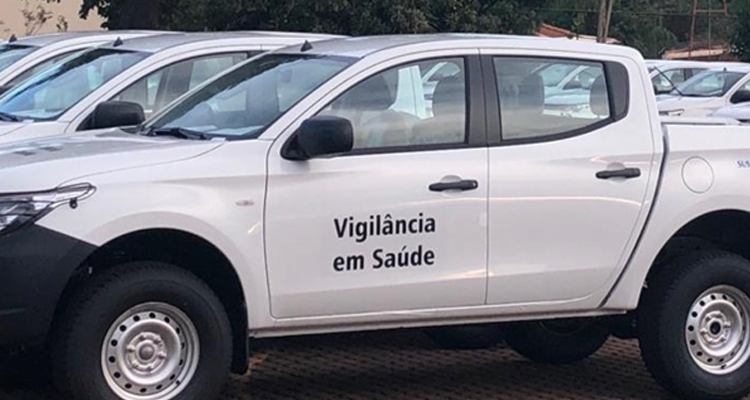 Campo Grande está recebendo sete caminhonetes Mitsubishi L200 cabine dupla.