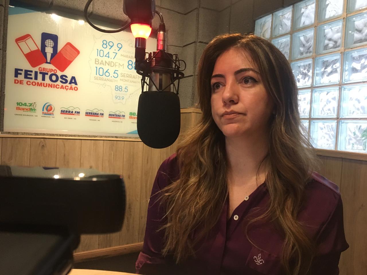 ?A advogada previdenciária Penélope Caixeta em entrevista ao 